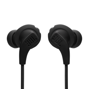 JBL Endurance Run 2 Wireless - Black - Waterproof Wireless In-Ear Sport Headphones - Front